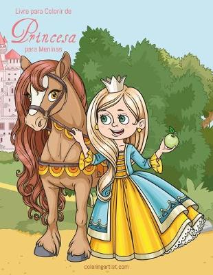 Cover of Livro para Colorir de Princesa para Meninas