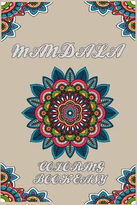 Book cover for Mandala Coloring Book Easy