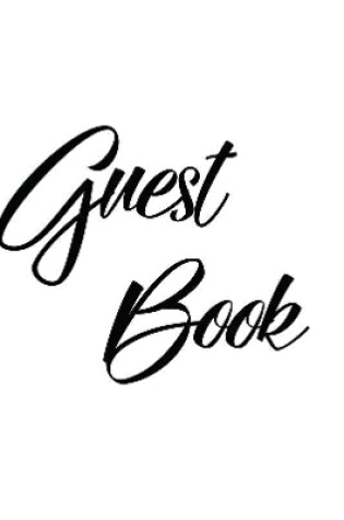 Cover of Black Guest Book, Weddings, Anniversary, Party's, Special Occasions, Memories, Christening, Baptism, Visitors Book, Guests Comments, Vacation Home Guest Book, Beach House Guest Book, Comments Book, Wake, Funeral and Visitor Book (Hardback)