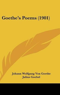 Book cover for Goethe's Poems (1901)