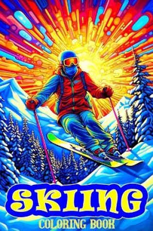 Cover of Skiing Coloring Book