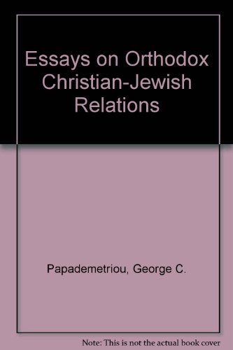 Cover of Essays on Orthodox Christian-Jewish Relations