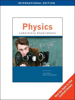 Book cover for Physics Laboratory Experiments, International Edition