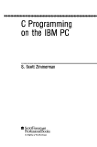 Cover of C Programming on the IBM PC