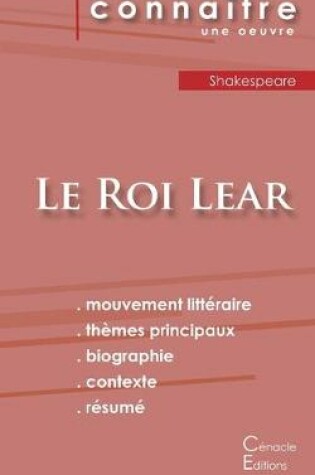 Cover of Fiche de lecture Le Roi Lear de Shakespeare (Analyse litteraire de reference et resume complet)