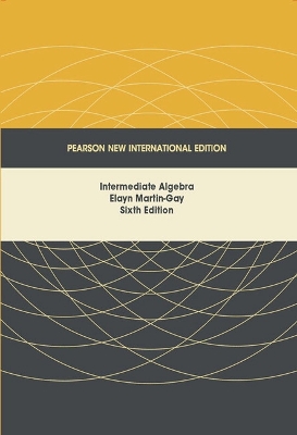 Book cover for Intermediate Algebra: Pearson New International Edition