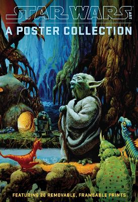 Book cover for Star Wars Art: A Poster Collection (Poster Book)