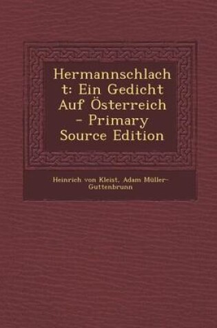 Cover of Hermannschlacht
