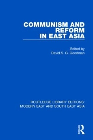Cover of Communism and Reform in East Asia