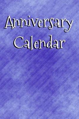 Book cover for Anniversary Calendar