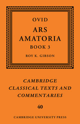 Cover of Ovid: Ars Amatoria, Book III