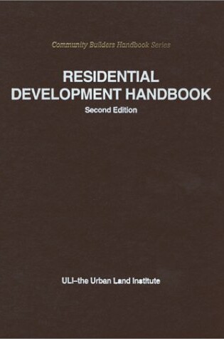 Cover of Residential Development Handbook