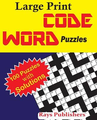 Book cover for Large Print Codeword Puzzles