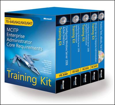 Cover of MCITP Self-paced Training Kit (Exams 70-640, 70-642, 70-643, 70-647)