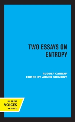 Book cover for Two Essays on Entropy