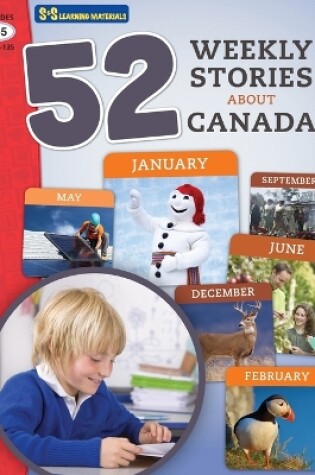 Cover of 52 Weekly Nonfiction Stories About Canada Grades 4-5