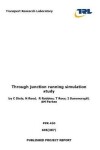 Book cover for Through junction running simulation study