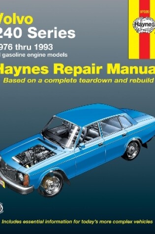 Cover of Volvo 240 Series petrol (1976-1993) Haynes Repair Manual (USA)