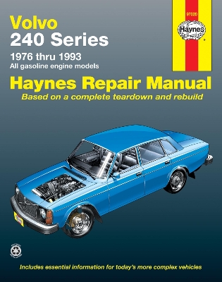 Book cover for Volvo 240 Series petrol (1976-1993) Haynes Repair Manual (USA)