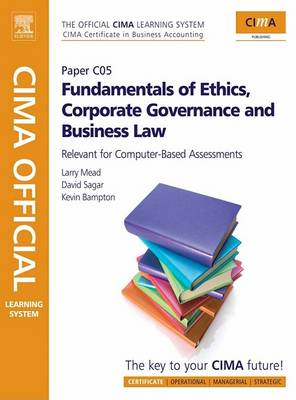 Book cover for Cima Official Learning System Fundamentals of Ethics, Corporate Governance and Business Law