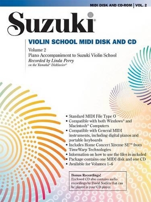 Book cover for Suzuki Violin School, Vol 2