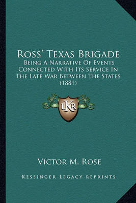 Book cover for Ross' Texas Brigade Ross' Texas Brigade