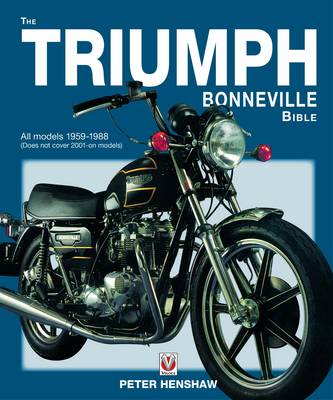 Book cover for Triumph Bonneville Bible 1959 - 1988, the