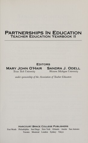 Book cover for Partnership in Education