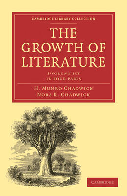 Book cover for The Growth of Literature 3 Volume Paperback Set