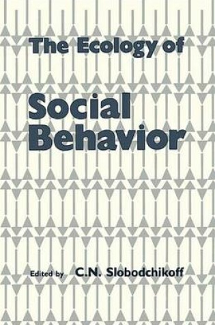 Cover of Ecology of Social Behavior