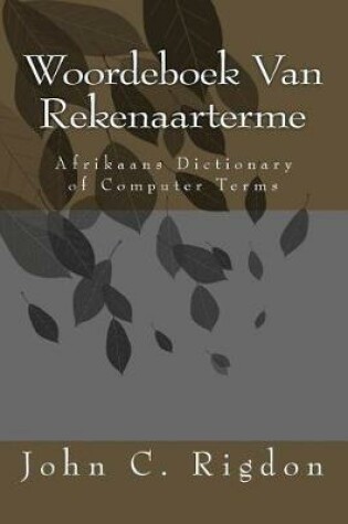 Cover of Woordeboek Van Rekenaarterme