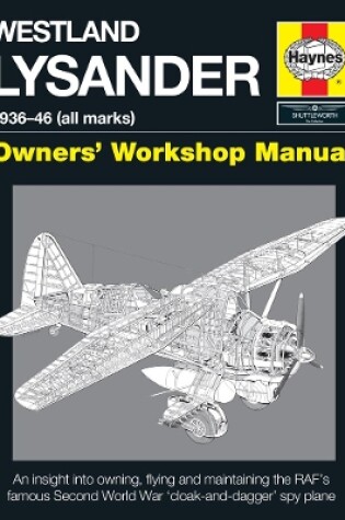 Cover of Westland Lysander Manual