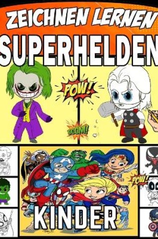 Cover of superhelden zeichnen lernen kinder