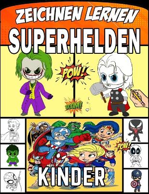 Book cover for superhelden zeichnen lernen kinder