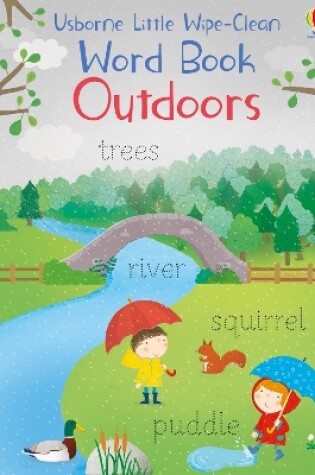 Cover of Little Wipe-Clean Word Book Outdoors