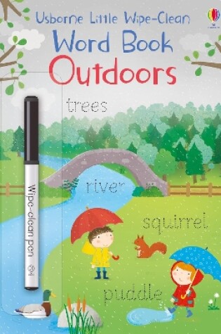 Cover of Little Wipe-Clean Word Book Outdoors
