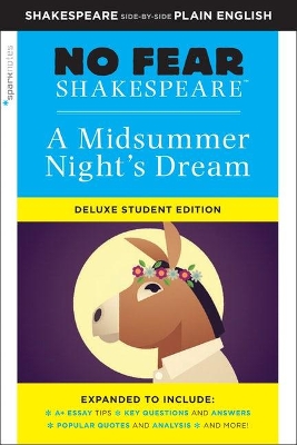 Book cover for Midsummer Night's Dream: No Fear Shakespeare Deluxe Student Edition