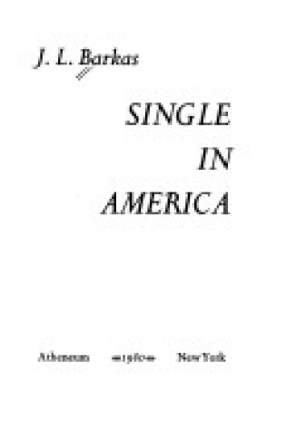 Cover of Single in America