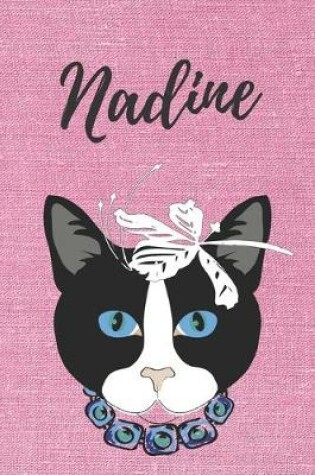 Cover of Nadine Malbuch für Erwachsene Katze / Notizbuch / Tagebuch / Journal / DIN A5 / Geschenk