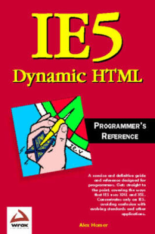 Cover of Internet Explorer 5 Dynamic HTML Programmer's Reference