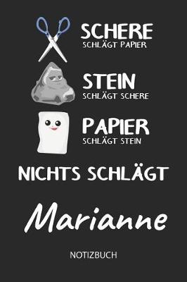 Book cover for Nichts schlagt - Marianne - Notizbuch