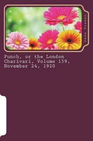 Cover of Punch, or the London Charivari, Volume 159, November 24, 1920