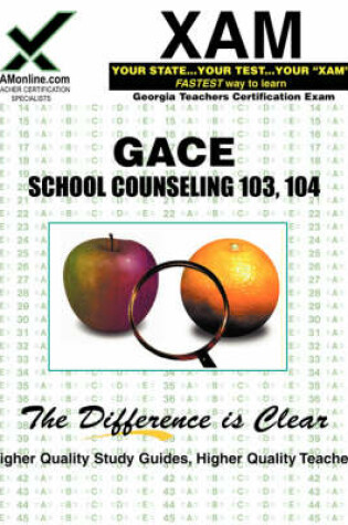 Cover of GACE School Counseling 103, 104