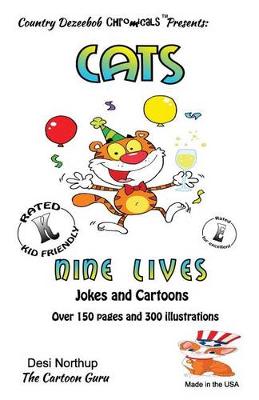 Book cover for Cat -- Nine Lives -- Jokes and Cartoons