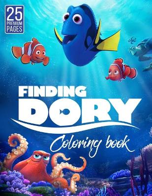 Book cover for Finding Dory Coloring Book