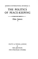 Cover of Politics of Peace-keeping