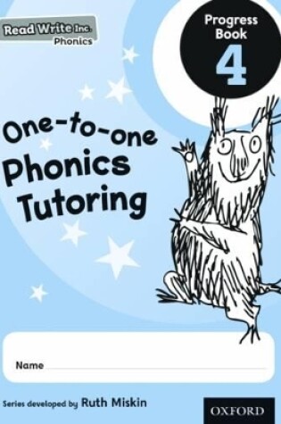 Cover of Read Write Inc. Phonics: One-to-one Phonics Tutoring Progress Book 4 Pack of 5