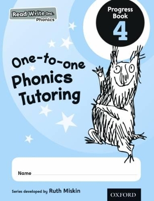Book cover for Read Write Inc. Phonics: One-to-one Phonics Tutoring Progress Book 4 Pack of 5