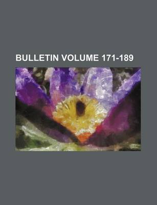 Book cover for Bulletin Volume 171-189