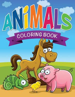 Book cover for Animals Coloring Book